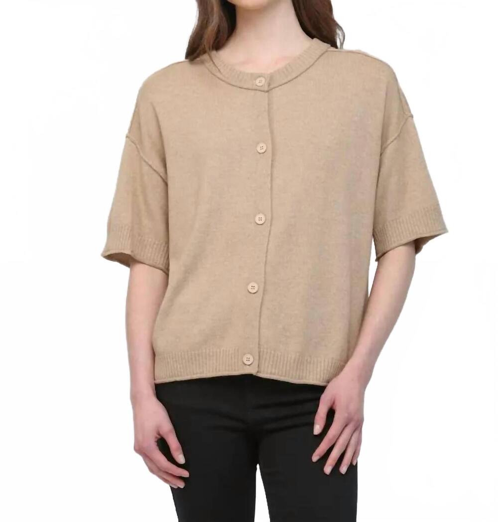 NEW FAYE ELLEN hannah cardigan in latte